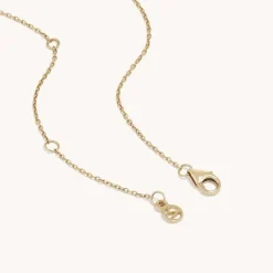 Necklaces<Mejuri Baguette Diamond Bar Necklace
