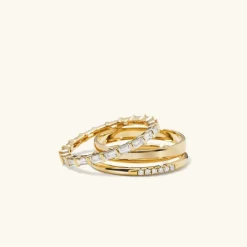 Rings<Mejuri Baguette Diamond Eternity Band