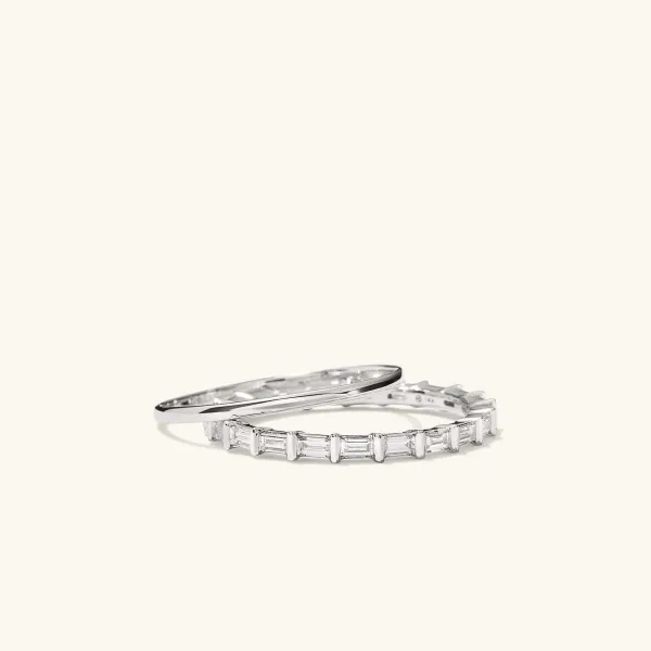 Rings<Mejuri Baguette Diamond Eternity Band