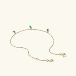 Bracelets<Mejuri Baguette Gemstone Bracelet