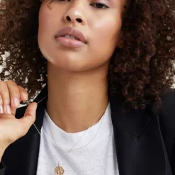 Necklaces<Mejuri Balance: Terra Coin Charm Pendant