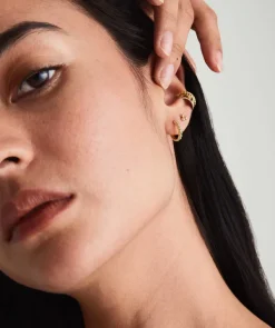 Earrings<Mejuri Beaded Huggie Hoops