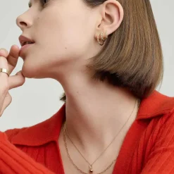 Earrings<Mejuri Beaded Small Hoops
