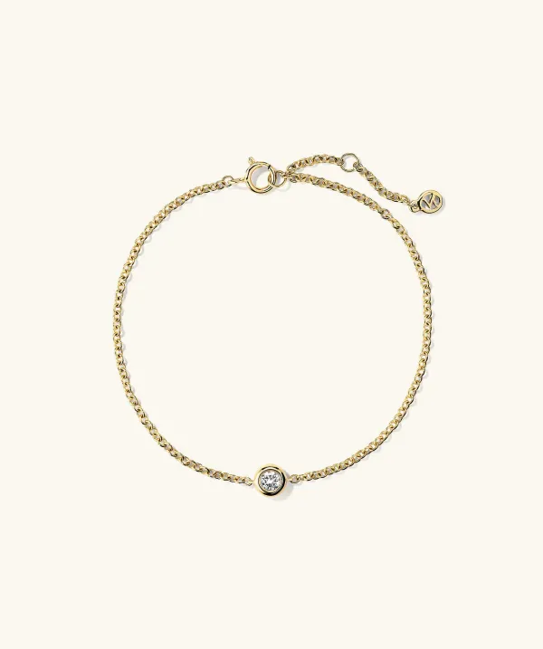 Bracelets<Mejuri Bezel Lab Grown Diamond Bracelet
