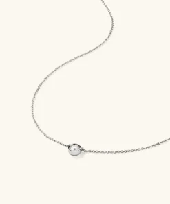 Necklaces<Mejuri Bezel Lab Grown Diamond Necklace 0.25 Ct