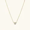 Necklaces<Mejuri Bezel Lab Grown Diamond Necklace 0.25 Ct