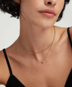 Necklaces<Mejuri Bezel Lab Grown Diamond Necklace 0.25 Ct