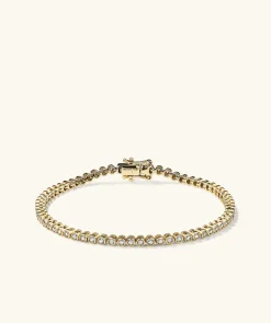 Bracelets<Mejuri Bezel Lab Grown Diamond Tennis Bracelet