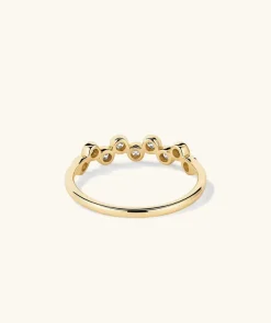 Rings<Mejuri Bezel Lab Grown Diamond Zig-Zag Ring