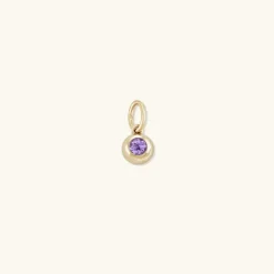 Necklaces<Mejuri Birthstone Sphere Charm