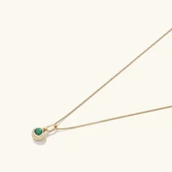 Necklaces<Mejuri Birthstone Sphere Charm