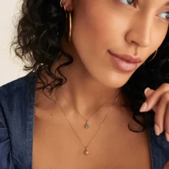 Necklaces<Mejuri Birthstone Sphere Charm