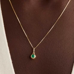 Necklaces<Mejuri Birthstone Sphere Charm
