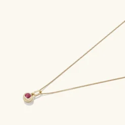 Necklaces<Mejuri Birthstone Sphere Charm