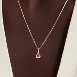 Necklaces<Mejuri Birthstone Sphere Charm