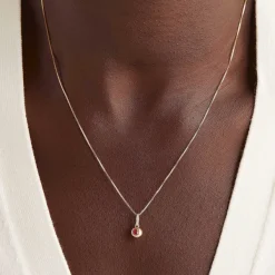 Necklaces<Mejuri Birthstone Sphere Charm