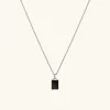 Necklaces<Mejuri Black Onyx Pendant Necklace