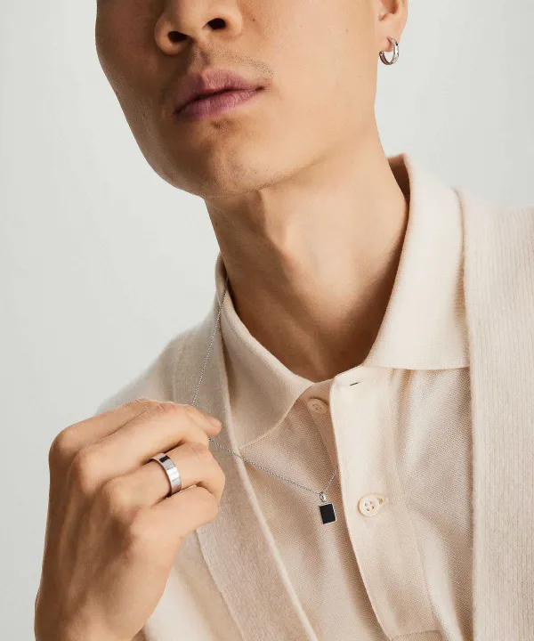 Necklaces<Mejuri Black Onyx Pendant Necklace