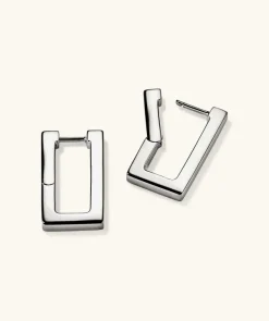 Earrings<Mejuri Block Large Hoops