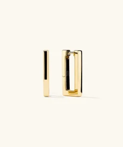 Earrings<Mejuri Block Large Hoops