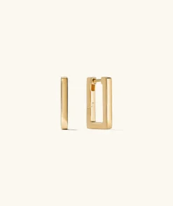 Earrings<Mejuri Block Medium Hoops