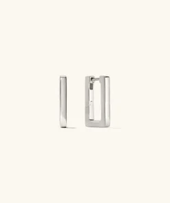 Earrings<Mejuri Block Medium Hoops
