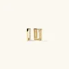Earrings<Mejuri Block Pav Diamond Duo Hoops