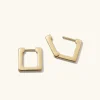 Earrings<Mejuri Block Small Hoops