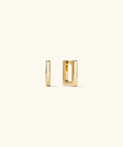 Earrings<Mejuri Block Small Hoops