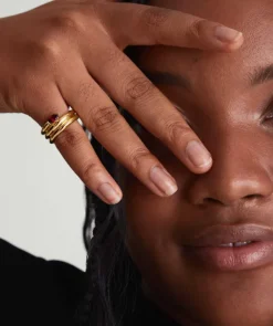 Rings<Mejuri Boa Gemstone Coil Ring