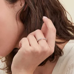 Rings<Mejuri Bold Beaded Diamond Open Ring