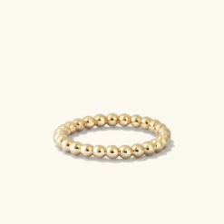 Rings<Mejuri Bold Beaded Ring