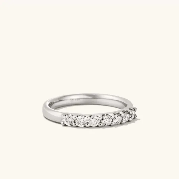 Rings<Mejuri Bold Diamond Half Eternity Ring