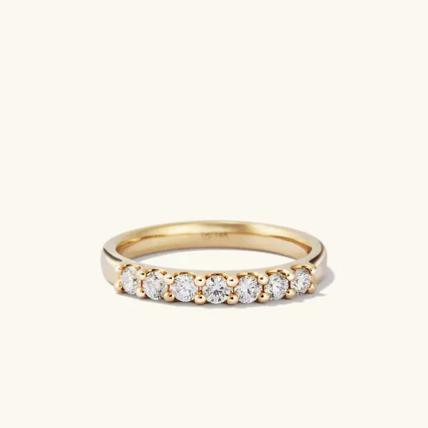 Rings<Mejuri Bold Diamond Half Eternity Ring
