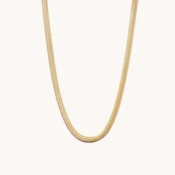 Necklaces<Mejuri Bold Herringbone Chain Necklace