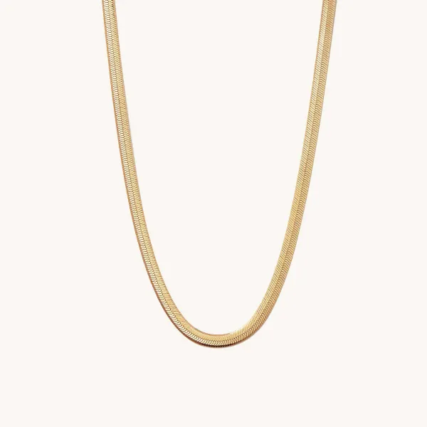 Necklaces<Mejuri Bold Herringbone Chain Necklace