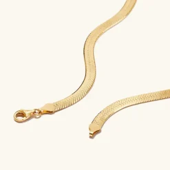 Necklaces<Mejuri Bold Herringbone Chain Necklace
