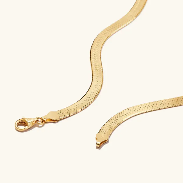 Necklaces<Mejuri Bold Herringbone Chain Necklace