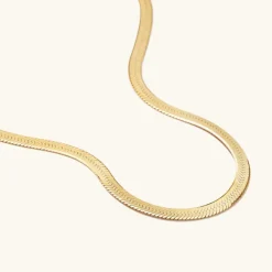 Necklaces<Mejuri Bold Herringbone Chain Necklace