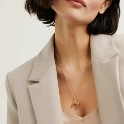 Necklaces<Mejuri Bold Letter Pendant Necklace