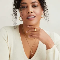 Necklaces<Mejuri Bold Letter Pendant Necklace