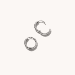 Earrings<Mejuri Bold Pav Diamond Huggie Hoops
