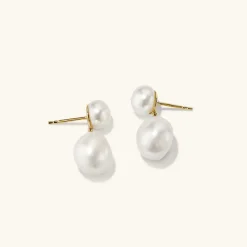 Earrings<Mejuri Bold Pearl Drop Earrings