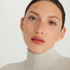 Earrings<Mejuri Bold Pearl Drop Earrings
