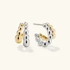 Earrings<Mejuri Bubble Sphere Mixed Duo Hoops