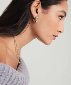 Earrings<Mejuri Bubble Sphere Mixed Duo Hoops