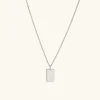Necklaces<Mejuri Cable Chain Tag Necklace