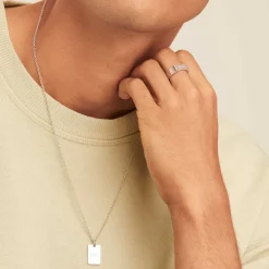 Necklaces<Mejuri Cable Chain Tag Necklace