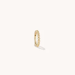 Earrings<Mejuri Cartilage Beaded Mini Hoop