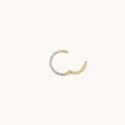 Earrings<Mejuri Cartilage Pav Diamond Mini Hoop